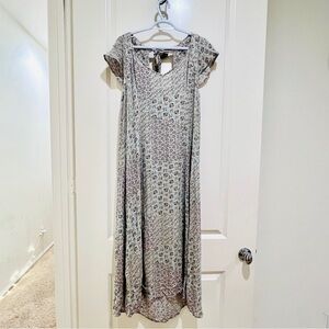 American Eagle Outfitters floral quilted cottagecore boho maxi dress size XXL